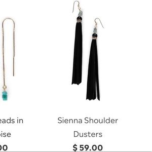 Raven and Riley Selena shoulder duster earrings
